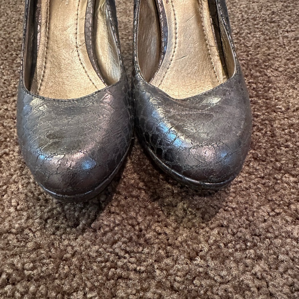 Worn Once! Bcbgeneration Platform Stilettos, Purp… - image 2